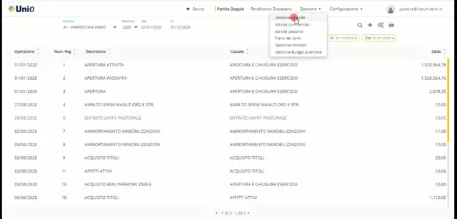 UNIO - Presentazione Amministrazione