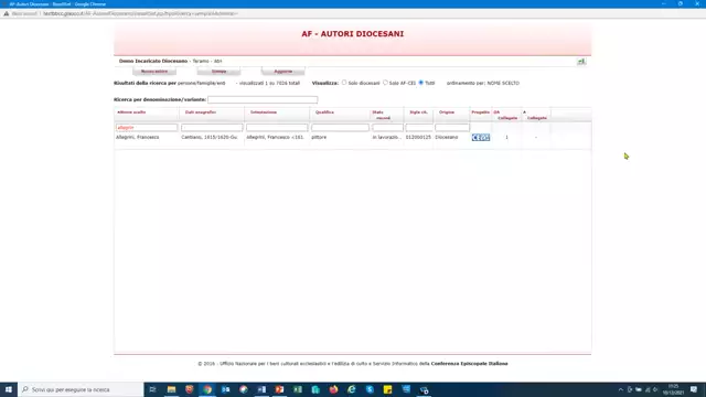 Banca dati autori Inserire modificare eliminare un autore_1022-4