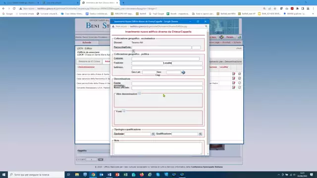 Associare o sostituire un edificio in una scheda OA